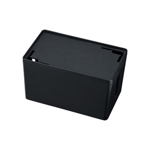 サンワサプライ CB-BOXP1BKN2 ケーブル＆タップ収納ボックスの実物商品写真